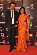 Irrfan Khan at Screen Awards red carpet in Mumbai on 12th Jan 2013 (342).JPG